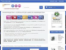 Tablet Screenshot of 23videoprojecteur.com